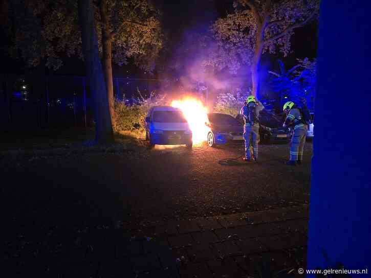 Twee auto’s door brand verwoest, oorzaak nog onbekend