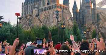 Watch as Harry Potter fans pay tribute to Dame Maggie Smith outside Hogwarts