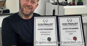 Ex-soldier turned talented barber shortlisted for national 'Barber of the Year' award