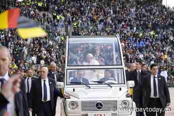 Pope wraps troubled visit to Belgium by praising courage of victims, demanding abusers be judged