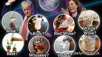 Does your vote match your drink? Daily Mail poll reveals the favorite tipples of Trump and Harris supporters