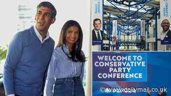 'Sorry' Rishi Sunak urges Tories to 'learn the lessons' of their general election disaster and to unite behind his replacement as leader... as ex-PM makes fleeting appearance at party's conference