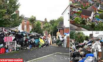 Our neighbour has turned his front garden into a 24-hour scrapyard... we're overrun with rats and people turn up to rummage through the 5ft mountain of rubbish - it's a nightmare