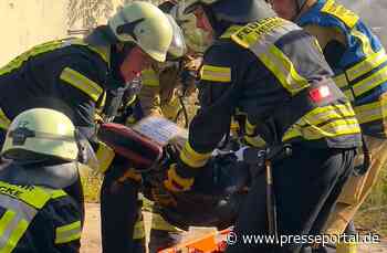 FW-EN: Jahresübung der Feuerwehr Herdecke - 14 Verletzte durch Gebäudeeinsturz nach Explosion