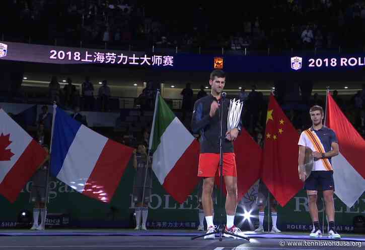 Watch: Novak Djokovic takes tennis to the Great Wall of China