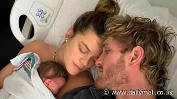 Logan Paul and fiancee Nina Agdal announce arrival of new baby with precious snaps of their daughter