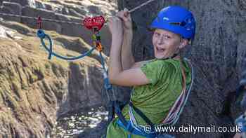 Oh boy! 11-year-old is the youngest to lead climb up giant sea stacks