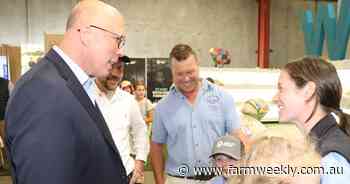 Peter Dutton appears at Perth Royal Show in support of live sheep export