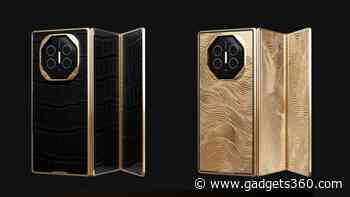 Caviar Unveils 24K Gold Huawei Mate XT Ultimate Design Collection