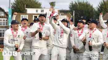 Sussex seal Division Two title against Middlesex