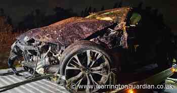 Police release photo of car as driver given first aid following M62 crash