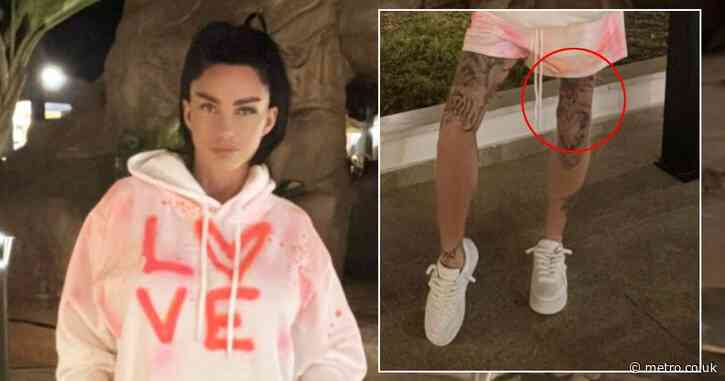 Katie Price in ‘Photoshop fail’ as fans question: ‘What’s happened to your leg?’