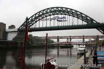 Tyne Bridge to close overnight for four nights as Great North Run sign comes down