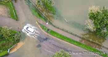 UK weather: Severe flood warnings issued for 56 areas as 80mm of rain to batter country today