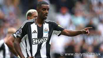 Eddie Howe provides injury update on Alexander Isak after the Newcastle striker played against Fulham last week with a broken toe before missing their draw with Man City