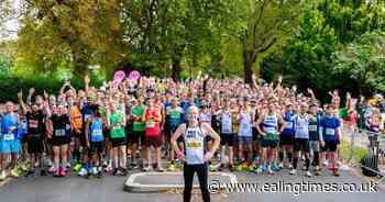 Weather's  kind for thousands on streets in Ealing Half Marathon