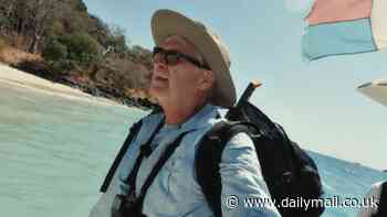 Phillip Schofield wails 'God help me' and 's**t just got real' in new clip showing him being dropped off on desert island for TV comeback Cast Away