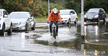 Exact times Met Office says rain is most likely in Cambridge, Peterborough and Ely as flood alerts remain in force