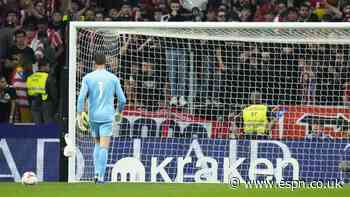 Atleti ban fan over Courtois projectiles in derby