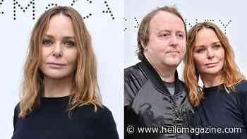 Stella McCartney poses alongside rarely-seen brother James at star-studded Paris Fashion Week show