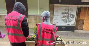 Kids who ripped up shopping centre flowers caught - and made to replant them