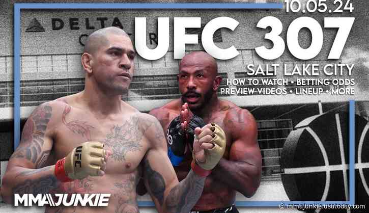 UFC 307: How to watch Pereira-Rountree, Pennington-Peña title fights, Salt Lake City lineup, odds, more