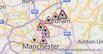 Eight flood warnings now in place across Greater Manchester amid deluge of rain