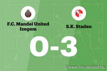 SK Staden wint het duel met Mandel United en beslist in de eerste helft