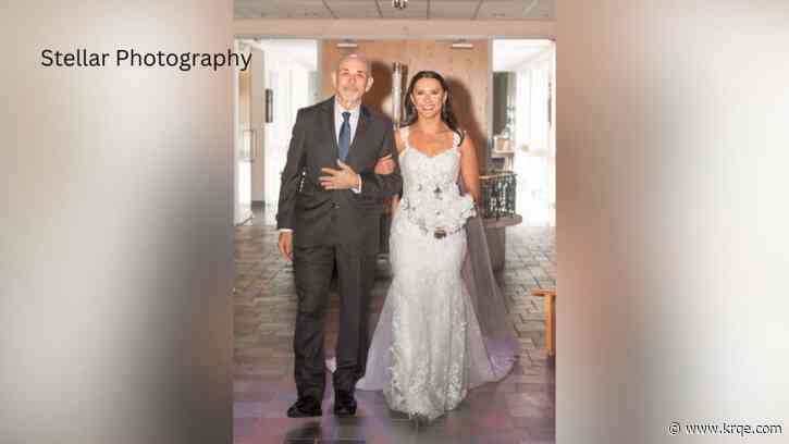 Dad walks nearly 30 miles through flood debris to walk daughter down the aisle