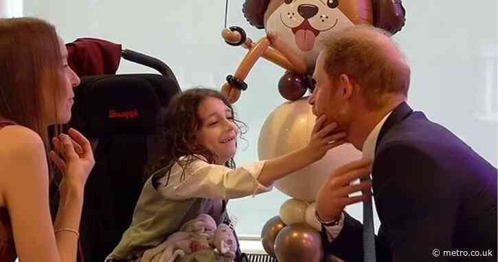 Prince Harry upstaged by ‘boisterous’ little boy during charity event in London