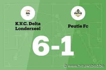 Delta Londerzeel B overklast FC Peutie