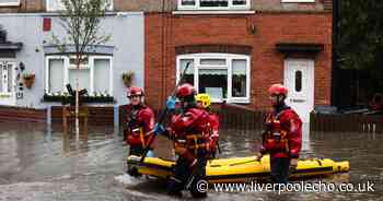 All the roads closed due to flooding across Merseyside