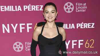 Selena Gomez flaunts shrinking figure in bow-clad cocktail dress for Emilia Perez screening at NY Film Festival