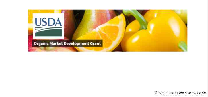 USDA provides organic market development grants