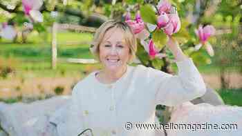 Shirlie Kemp's secluded outdoor dining area looks like a secret garden