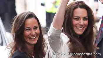 Princess Kate giggles in bold silk gown in unearthed photo with sister Pippa Middleton