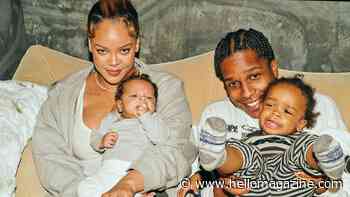 Rihanna and ASAP Rocky's babies are tiny versions of their famous dad