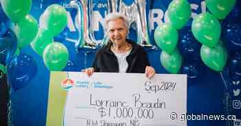 ‘This is real, mom?’: New Brunswick woman celebrates $1M Lotto Max prize