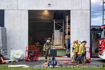 Brand in afzuiginstallatie schrijnwerkerij veroorzaakt veel rook