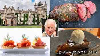 A menu fit for a king! Now members of the public can sample 'estate-to-table' dining experience at Balmoral for £250 - and it includes smoked salmon and venison