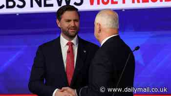 VP debate live updates: Trump rages in all caps after J.D. Vance and Tim Walz's  abortion exchange