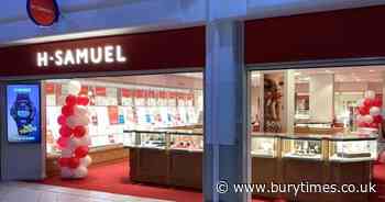 Glistening new look for Bury town centre jewellers after refurb