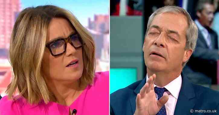 Susanna Reid upsets Nigel Farage fans by being really good at her job