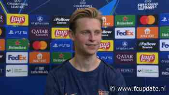 Frenkie de Jong reageert na eerste speelminuten in bijna zes maanden