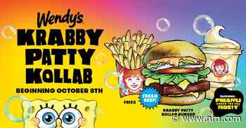 Wendy’s teams with Paramount for SpongeBob 25th anniversary menu