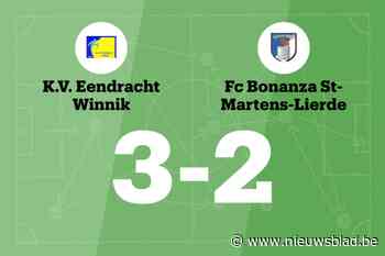 Eendracht Winnik B wint van FC Bonanza