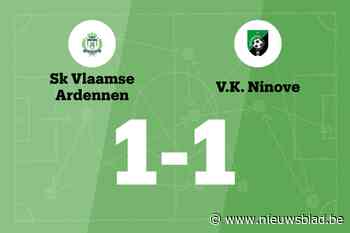 KSK Vlaamserdennen en KVK Ninove B eindigt op 1-1