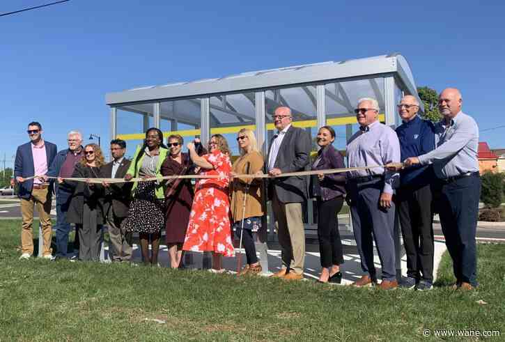 Universally Accessible bus shelter opens on North Clinton Avenue