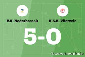 VK Nederhasselt verslaat KSK Vlierzele na hattrick Vandevelde