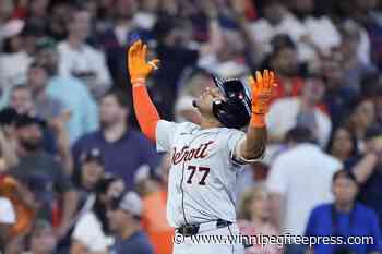 Ibáñez’s big hit lifts Tigers to 5-2 win over Astros and sweep in AL Wild Card Series